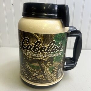 Cabela's 64 Ounce Jumbo Insulated Travel Jug Mug Cup‎ Seclusion 3D Camo Whirley